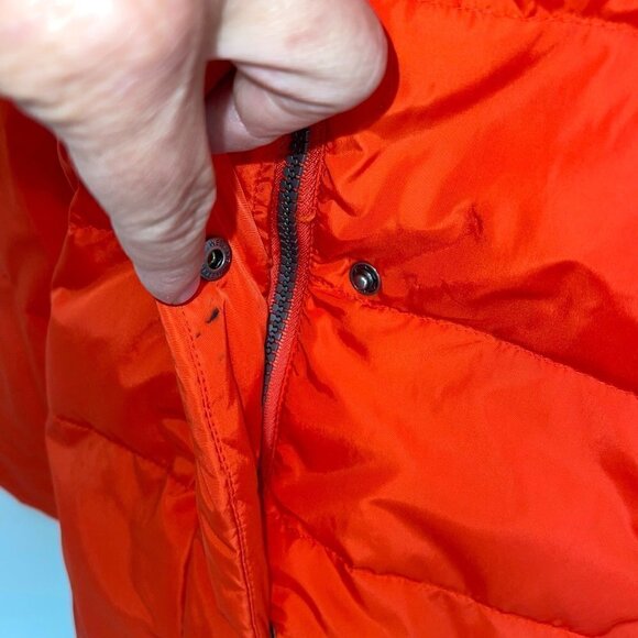 Max Mara Weekend Fur Hooded Jacket Womens Size 6 Detachable Belted Zipper Snaps - Picture 8 of 12